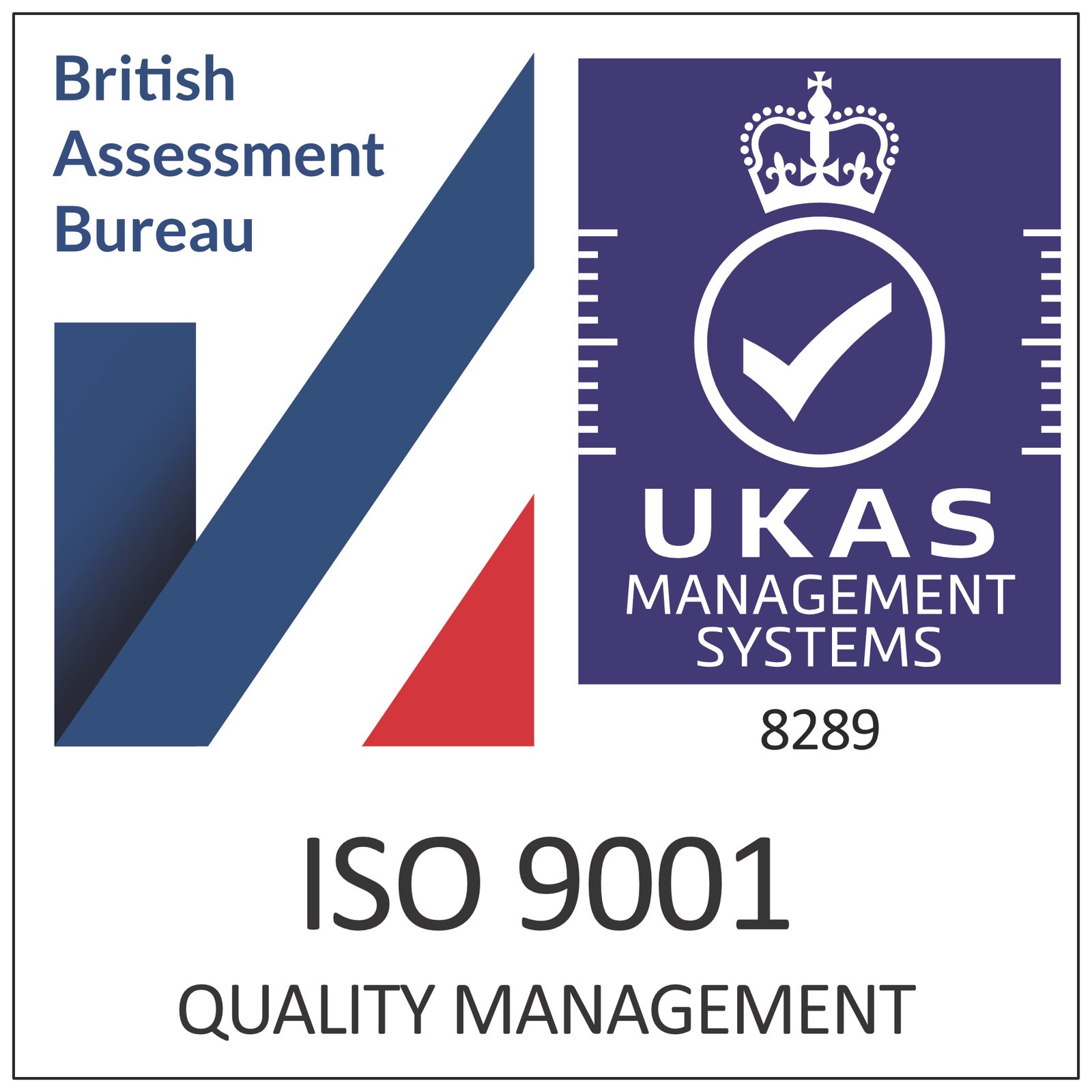 East Anglia Fire Protection Ltd is ISO 9001:2015 certified by British Assessment Bureau, a UKAS-accredited certification body